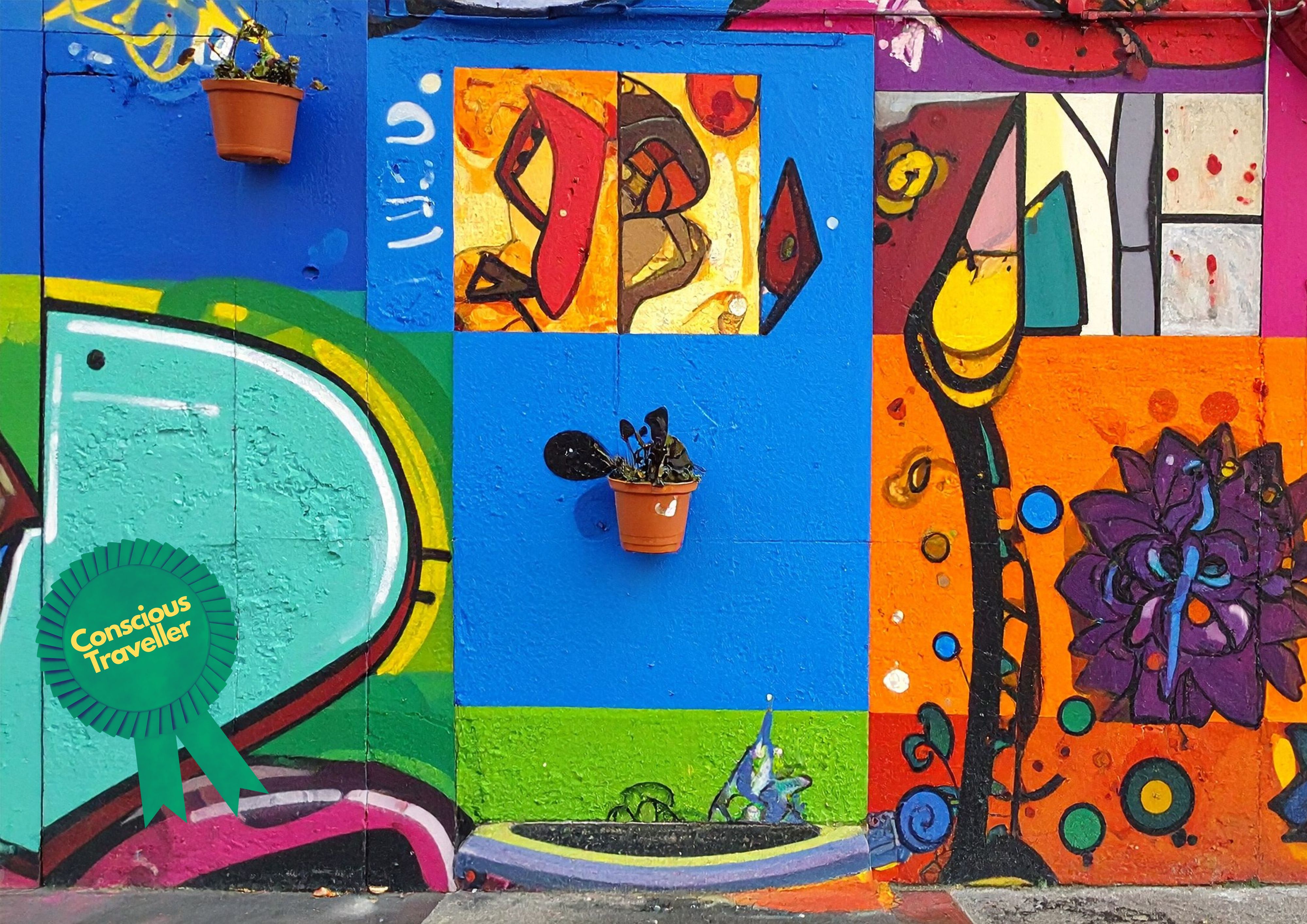 Wall with Plants